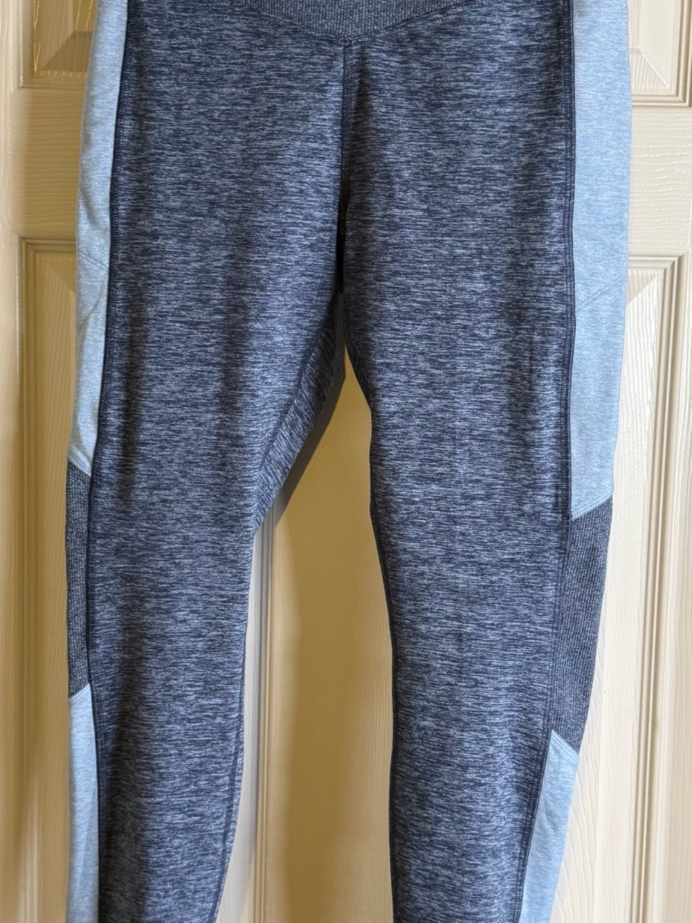 Victoria's Secret Pink Two-Tone Heathered Gray blue Leggings
